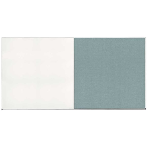 United Visual Products Enclosed Corkboard, 1 Door, 48"x36", 4" Fra UV3416-BRONZE-CLOUD - main